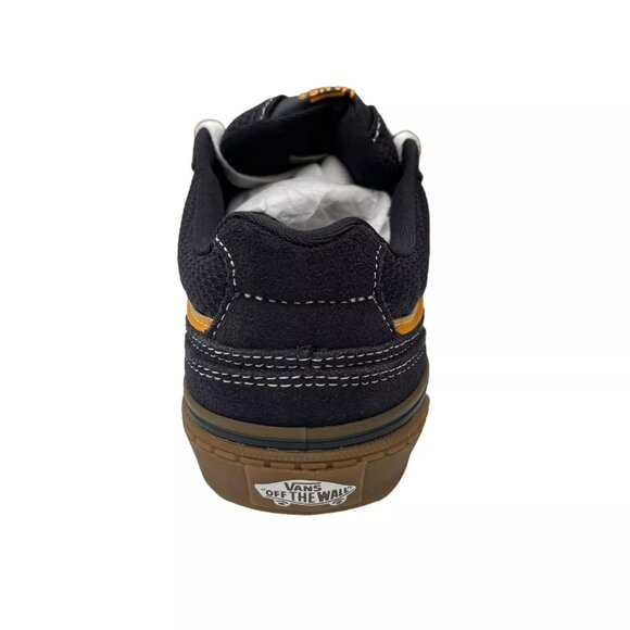 Vans Caldrone Youth Boy's Suede Sneakers Size 3 Navy Blue Classic Stylish Shoes - Picture 8 of 16